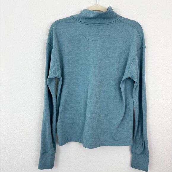 Outdoor Voices Womens 1/4 Zip Pullover Jacket Size M Fleece Line Active Green - Picture 4 of 9